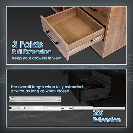SHUHANG 5 Pairs Full Extension Drawer Slides 10 12 14 16 18 20 22 24 Inch 100lb Load Capacity Side Mount Ball Bearing Glides Runners Rails Cabinet Dresser Wardrobe Kitchen Trash (20 Inch,5 Pairs)