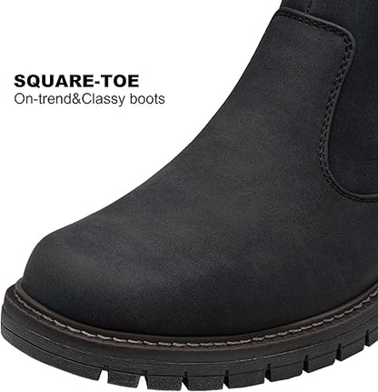 Jousen Mens Boots Retro Mens Casual Boots Chelsea Boots Mens Slip On Boots for Men