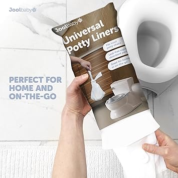 Disposable Potty Liners  Universal Fit for Potty Chairs, Super-Absorbent (30 Count)  Jool Baby