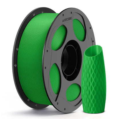 1.75mm Dimensional Accuracy +/- 0.02mm, 1KG Reusable Spool (2.2 lbs), Green