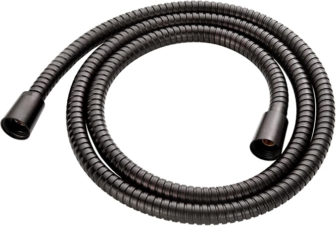 BRIGHT SHOWERS Shower Hose For Hand Held Shower Heads, 59 Inches Cord Stainless Steel Hand Shower Hose, Ultra-Flexible Replacement Part with Brass Insert, Oil Rubbed Bronze