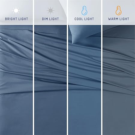 Degrees of Comfort Coolmax Cooling Sheets  Queen Size Bed Sheet Set for Hot Sleepers  Soft Fabric with Deep Pocket, Teal 4PC