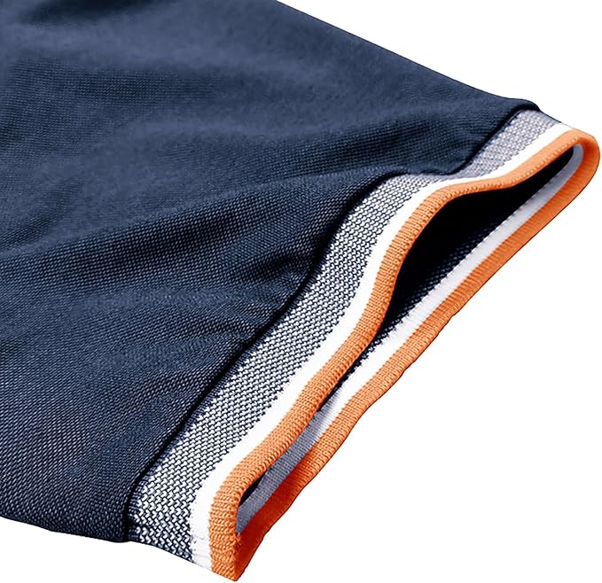 Men's Polo Shirts Short Sleeve Regular Fit Casual Tshirts Button Down Business Summer Sports Lightweight Hiking Tees