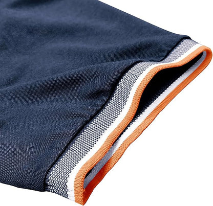 Men's Polo Shirts Short Sleeve Regular Fit Casual Tshirts Button Down Business Summer Sports Lightweight Hiking Tees