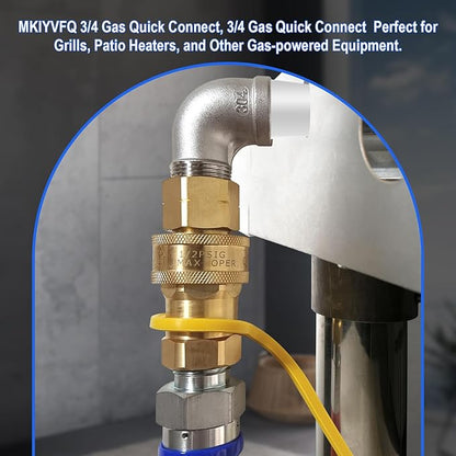 ?uue/?uui" Natural Gas Quick Connect, Hose Quick Connect,Natural Gas Quick Connect Fittings, Propane Quick Connect Fittings,for Generator,Grills,Patio Heaters, and Other Gas-Powered Equipment, Etc.