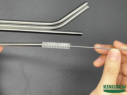 20PCS Straw cleaner brush kit, straw brush of 8mm-10.6 inch for water bottle sippy cup with straw, glass straw,piper cleaning, tubes cleaning like filter and sink drain hair remover