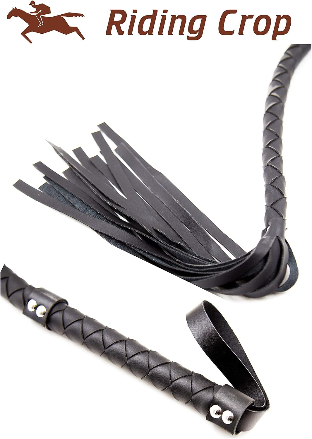 Riding Horse Whip Equestrian Gear Costume Accessories Horse Whip 33 inch