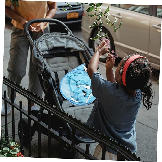 Wakauto Fits Pushchair Sunshade Lightweight Portable Canopy Stroller Sunshade Easy Install