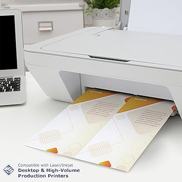 PrintWorks Professional Perforated Paper for Menus, Booklets, Forms and More, 8.5 x 11, 20 lb, 1 Vertical Perf 4.25" From Left, 500 Sheets, White (04339)