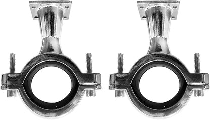 Set of 2pcs(1Pair) 1-12 to 2 in. Roll-cage Bar Mounting Clamp for GoHawk Powersports Speakers AJ4  AN4  TJ4  TN4  AS5  TS5 Series (Chrome)