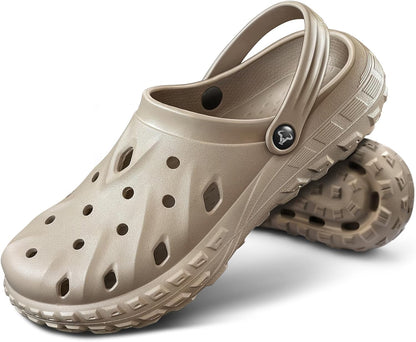 Men Clogs,Comfortable Mules Sandals for Men Women Cushioned Footbed Arch Support-EVA Ligthweight