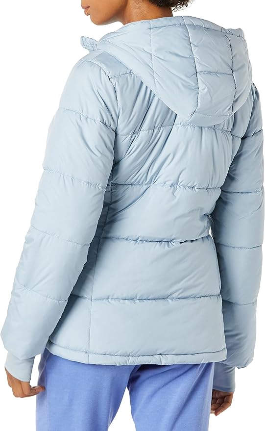 Essentials Women's Heavyweight Quilted Long-Sleeve Hooded Puffer Coat (Available in Plus Size)