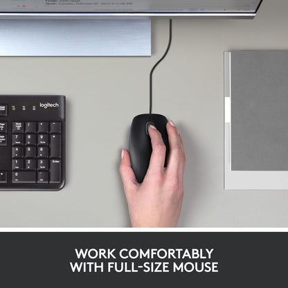 B100 Optical Mouse For Business Black (Renewed)