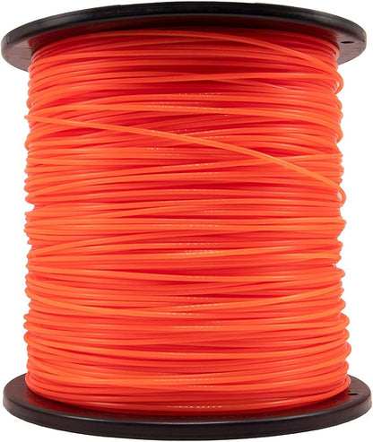 095 Trimmer Line, 095 Weed Eater String, 0.095" Weed Wacker String, Commercial Grade Round Nylon String Trimmer Line .095 Replacement For String Trimmer Weed Trimmers .095"-1280ft-5lb-Spool(Orangei14