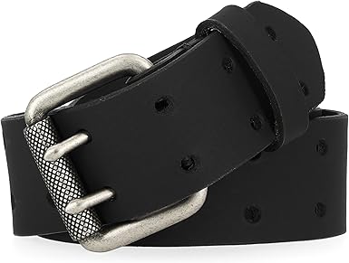 Black Oak Colonial Belt Company Men's Made in The USA Casual Leather Jean Belt