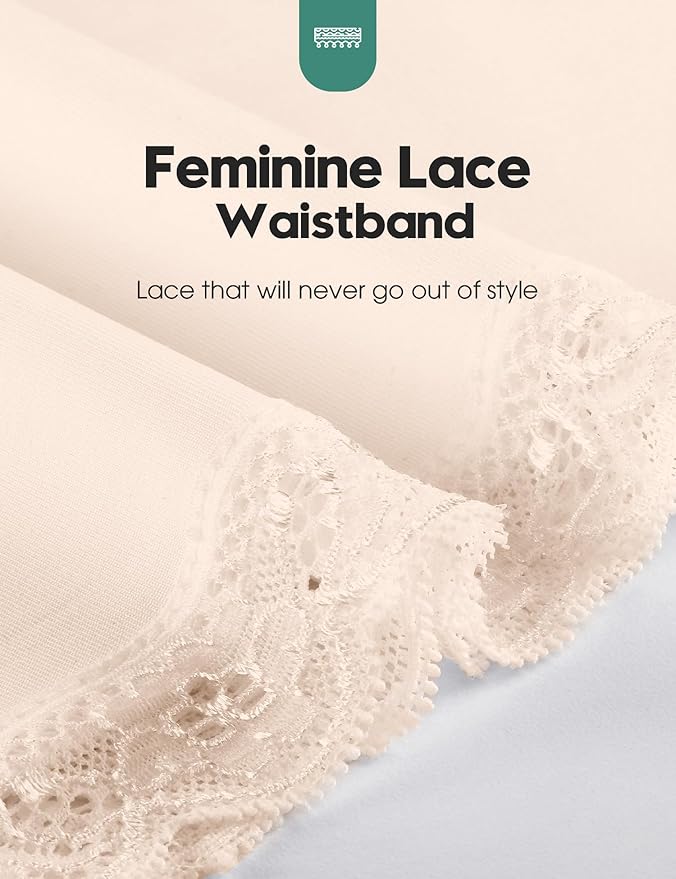 Long Half Slip for Under Dresses Slips Skirt with Lace Waistband 36"