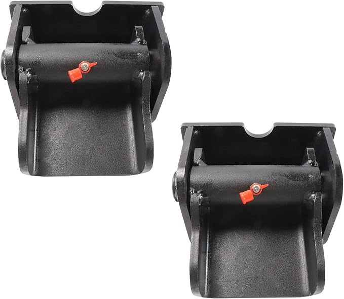 Pair(2) Dump Trailer Hinges - Heavy Duty Dump Trailer Hinges Grease Fitting Weld On Solid Steel Compatible with Dump TrucksDump Trailers