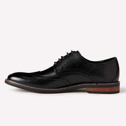 Essentials Men's Wingtip Derby Dress Shoes