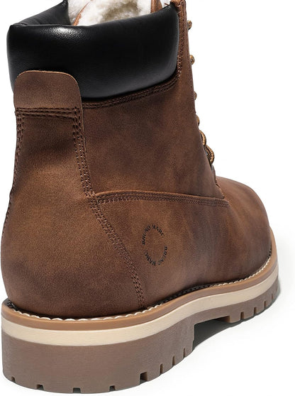 Men's Classic Winter Fall Casual Boots Warm Cold-Weather Work Boots 3.0
