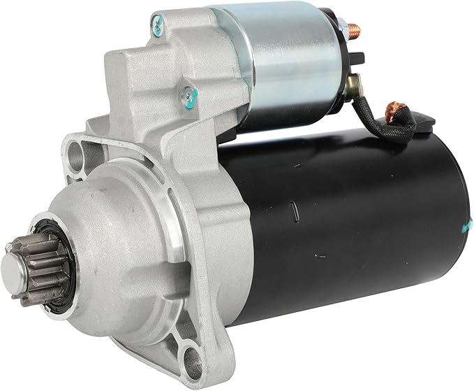 SCITOO Starter Motor 17724 16013 for Volkswagen for Cabrio 2.0L 1995-1997 for Volkswagen for Passat 1.9L 1995-1997 BOSCH PMGR 12V 2.0kW CCW 10 Tooth