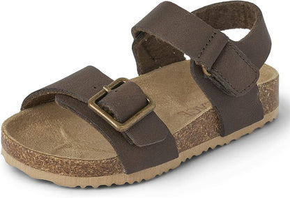 4T.The Children's Place boys Baby Boys and Toddler Casual Adjustable Double Buckle Flat Sandals
