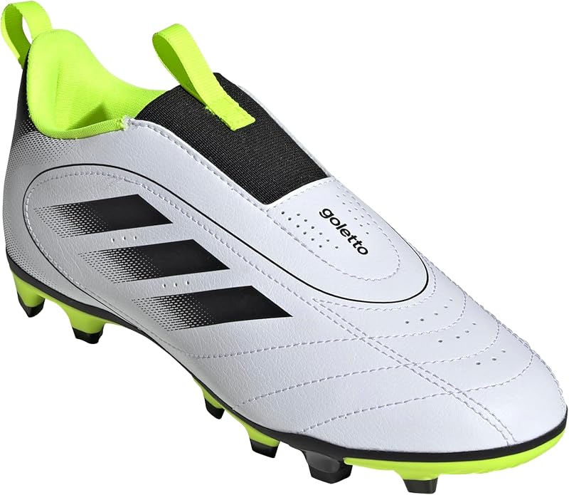 adidas Kids' Goletto Ix Laceless Firm Ground Soccer Shoes