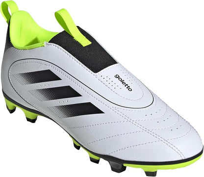 adidas Kids' Goletto Ix Laceless Firm Ground Soccer Shoes