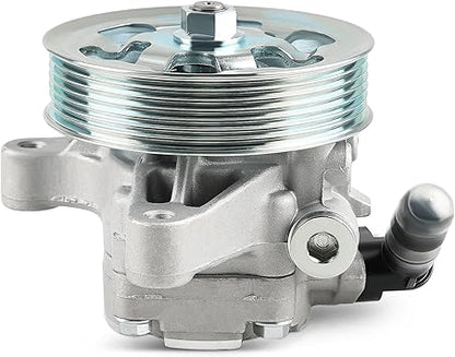 Power Steering Pump with Pulley Compatible with Honda CR-V 2.4L 2002 2005 to 2011, Acura RSX 2.0L 2002 to 2006, Acura TSX 2.4L 2006 to 2008, Honda Accord 2006 to 2007, Replacement for 21-5419