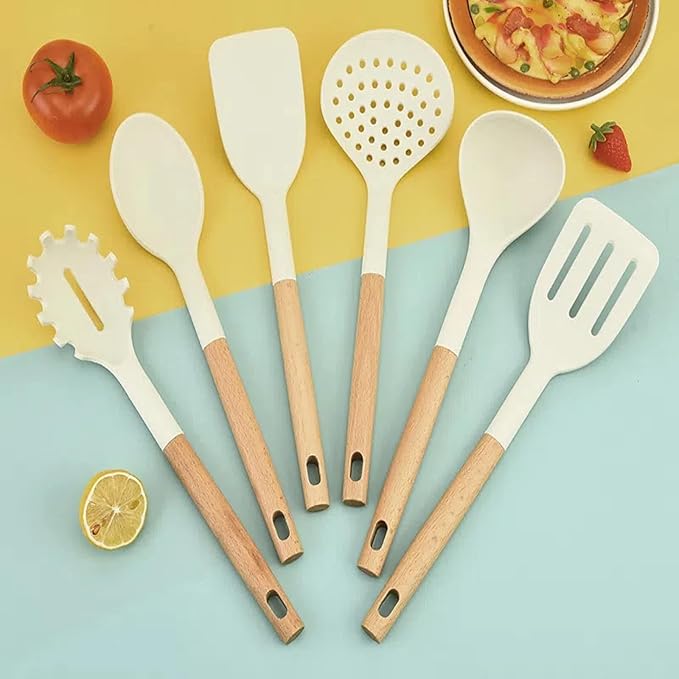 Kitchen Utensils Scraper Kitchen Utensils Cooking Stir-Fry Spatula Wooden Handle kitchenware
