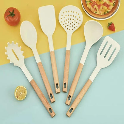 Kitchen Utensils Scraper Kitchen Utensils Cooking Stir-Fry Spatula Wooden Handle kitchenware