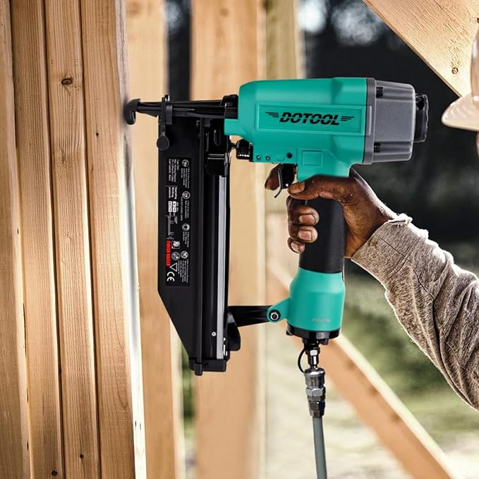 Finish Nailer 16GA 1-inch to 2-12-inch Finish Nails Pneumatic Nail Gun with Tool-Free Depth Adjust