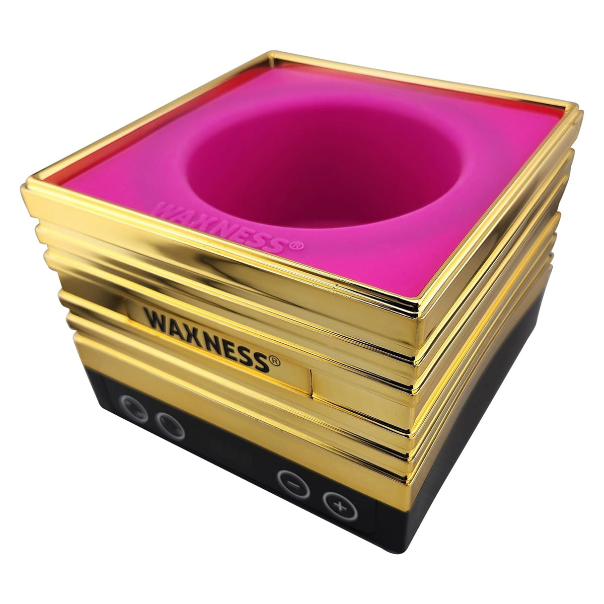 Waxness Non-Stick Silicone Bowl Insert for Wax Warmers – Pink, Fits W-CUBE 1 lb Warmers, Easy Clean Flexible Wax Pot Liner for Professional Use