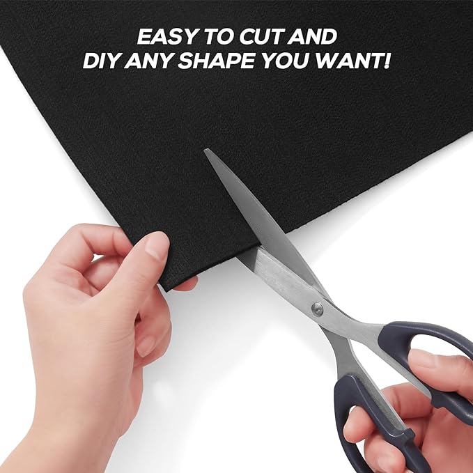 FLASLD Welding Blanket Fireproof Mat Heat Resistant Material Up To 1800F Flame Retardant Fabric Carbon Felt for Grill Stove Pit Soldering Welders Plumbers (18o24 inch)