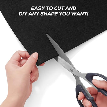 FLASLD Welding Blanket Fireproof Mat Heat Resistant Material Up To 1800F Flame Retardant Fabric Carbon Felt for Grill Stove Pit Soldering Welders Plumbers (18o24 inch)