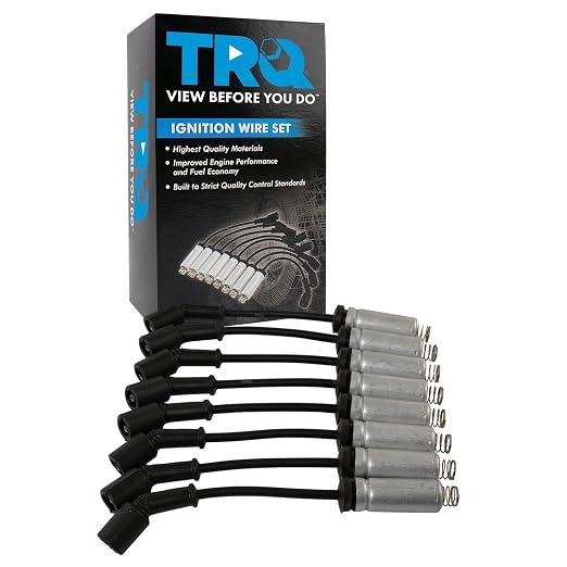 TRQ Ignition Spark Plug Wire Kit Set