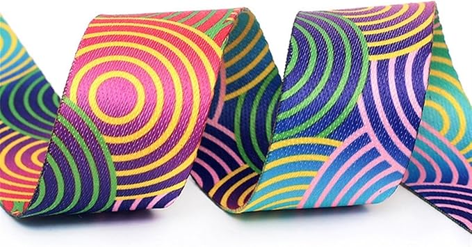 Webbing 5Meters 38mm Fashion Print Ethnic Jacquard Webbing Bags Strap Belt Ribbon DIY Textile Clothing Decor Sew Accessory(12)