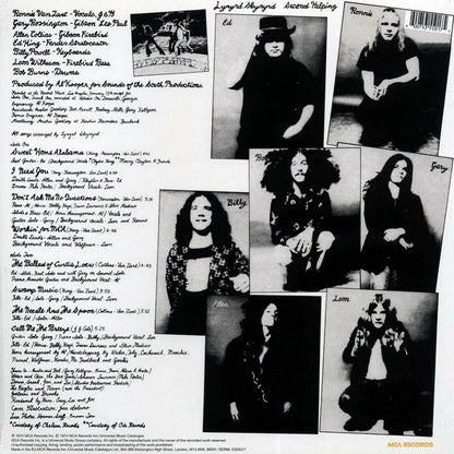 Second Helping by Lynrd Skynyrd Vinyl