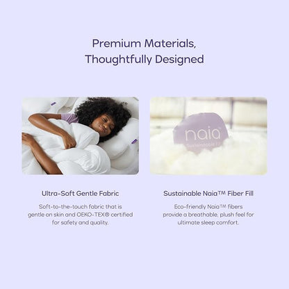 Mellow Marshmellow Comforter King/Cal King - Extra Fluffy Double-Stuffed Down Alternative Duvet Insert, All-Season Temperature-Balancing, Oeko-TEX Class I Fabric, Box-Stitch, Machine Washable