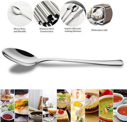 Demitasse Espresso Spoons,12-piece Mini Coffee Tiny Stainless Steel Spoons Bistro Small Spoons for Dessert, Tea, Appetizer(4.7Inch)‚Ä¶