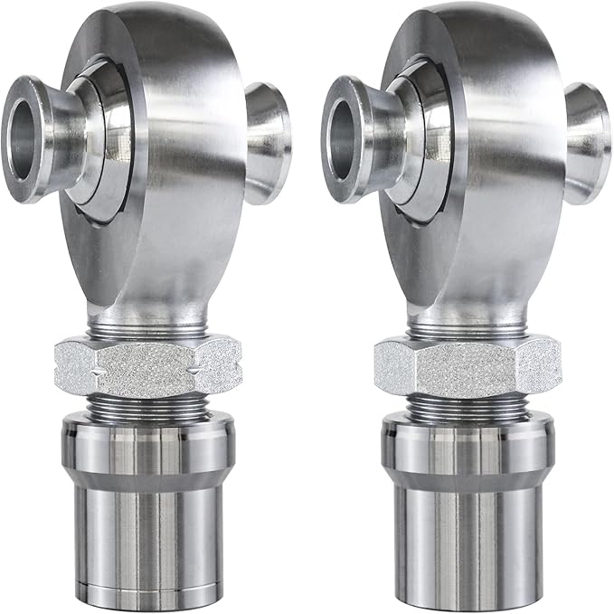 34 Heim Joint Rod End Kit,.750" Chromoly Heim Joints Panhard Rod End Kit for Steering,Suspension, Traction Bars, RightLeft Hand Thread with Spacer,Tube Adapters  Jam Nuts - 1Set