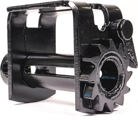 US Cargo Control Low Profile Sliding Winch for Double L Tracks, 4 Inch Winch Holds Up to 15 Feet of Webbing, Slides to Any Position for Winch Control, 5,500 LBS Working Load Limit