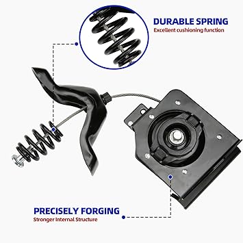 MITZONE Spare Tire Winch Carrier Spare Tire Hoist Compatible with 2003-2010 Chevrolet Silverado 2500 3500  GMC Sierra 2500 HD, 3500, 3500 HD, 3500 Classic Part 924-502 19371173 25792480 25912261