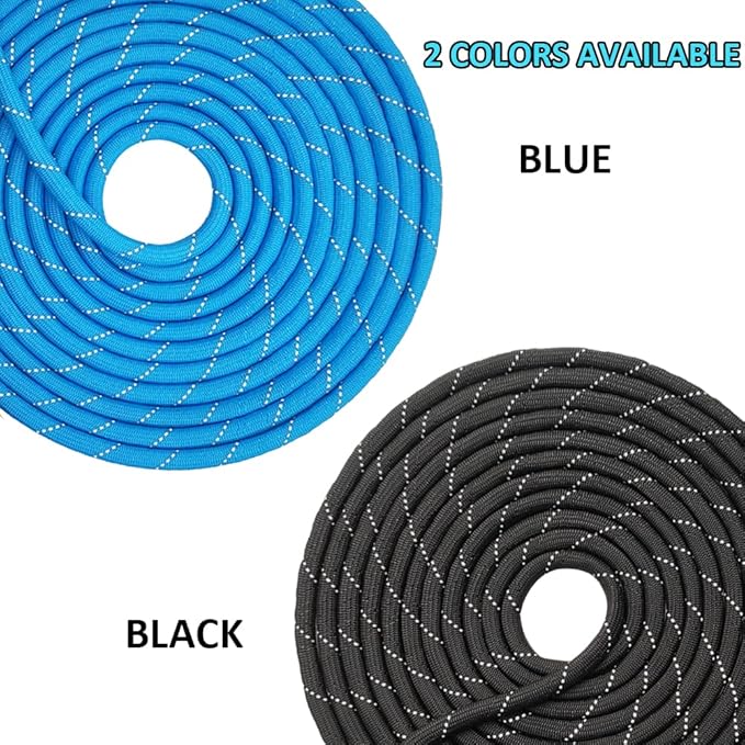 BTINESFUL 10FT / 15FT / 20FT Anti-Choke Slip Lead Dog Leash, Reflective 1/3� Rope Leash Long Training Lead for Small Medium Dogs Blue