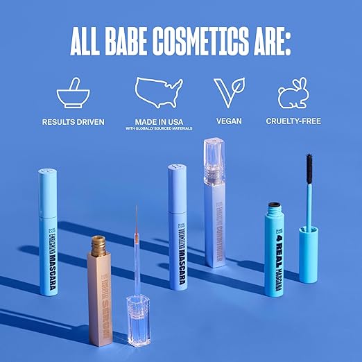 Babe Original Lash Serum - Fuller  Longer Looking Eyelashes, Advanced Lash Enhancing Treatment for Natural Lashes, Extensions  Eyebrows, Vegan  Cruelty-Free