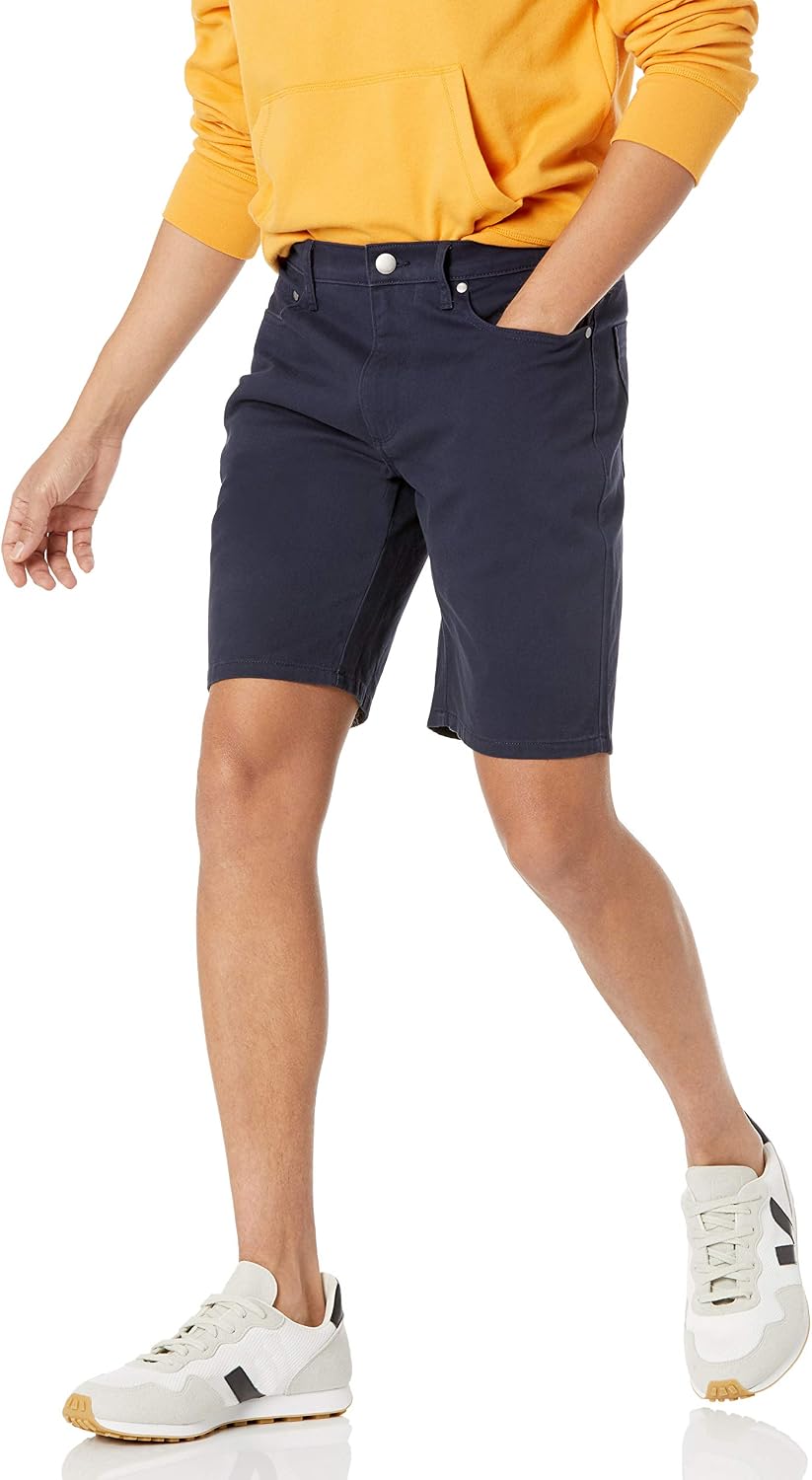 Men's Straight-Fit 7" Inseam Stretch 5-Pocket Shorts