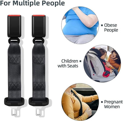 2-PCS Universal Metal Belt - Durable - Extenders Bag Quick Release Buckle for Replacement 14-Inch Belt Buckle