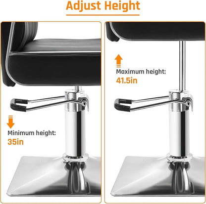 Barber Chair Replacement Hydraulic Pump - For Bar Beauty Salon Barber Hairdressing Adjustable Height,Weight Capacity 440 Lbs200kg,Replacement Part For Most Standard Styling Chairs,Easy To Use