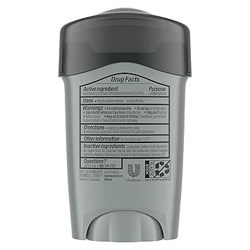 Degree Men Antiperspirant Deodorant Clean 72-Hour Sweat  Odor Protection Prescription-Strength Antiperspirant For Men with MotionSense Technology 1.7 oz