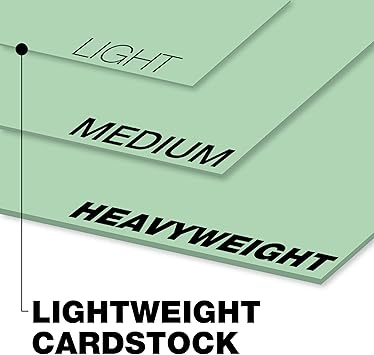 Springhill 8.5 x 11 Green Colored Cardstock Paper, 65lb, 176gsm, 250 Sheets (1 Ream)  Premium Medium Weight Vellum Cardstock, Printer Paper with Textured Finish  014050R
