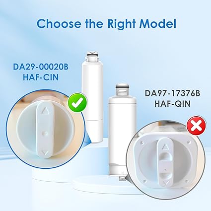 Waterdrop DA29-00020B Replacement for Samsung Water Filter HAF-CINEXP, DA29-00020B, HAF-CIN, DA29-00020B-1, RF28HMEDBSR, RF263BEAESR, RS25J500DSR, RF263TEAESG, HDX FMS-2, DA97-08006A-1, 1 Filter